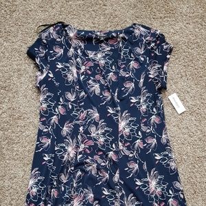 PLUS SIZE FLORAL FIT-AND-FLARE DRESS